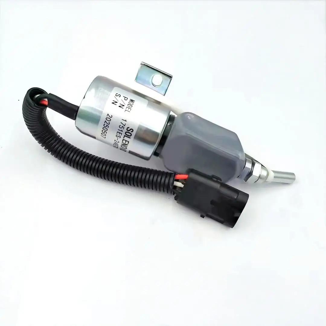 24V Fuel Shutoff Solenoid Valve 1751ES-24E7UC3B1S1W1 Stop Valve for Automotive Applications