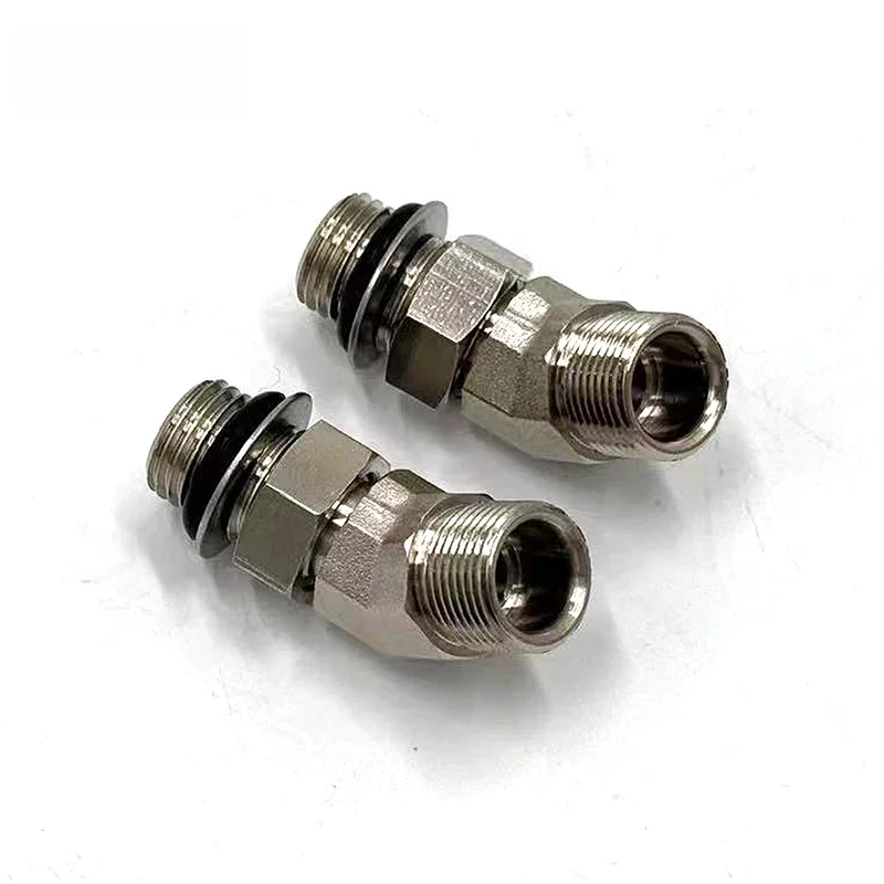 135 °   Złącze pompy hydraulicznej Złączka gwintowana 1/4 NPT Odpowiednia dla ZA0301, ZA0300, ZA0350 — zdjęcie 2