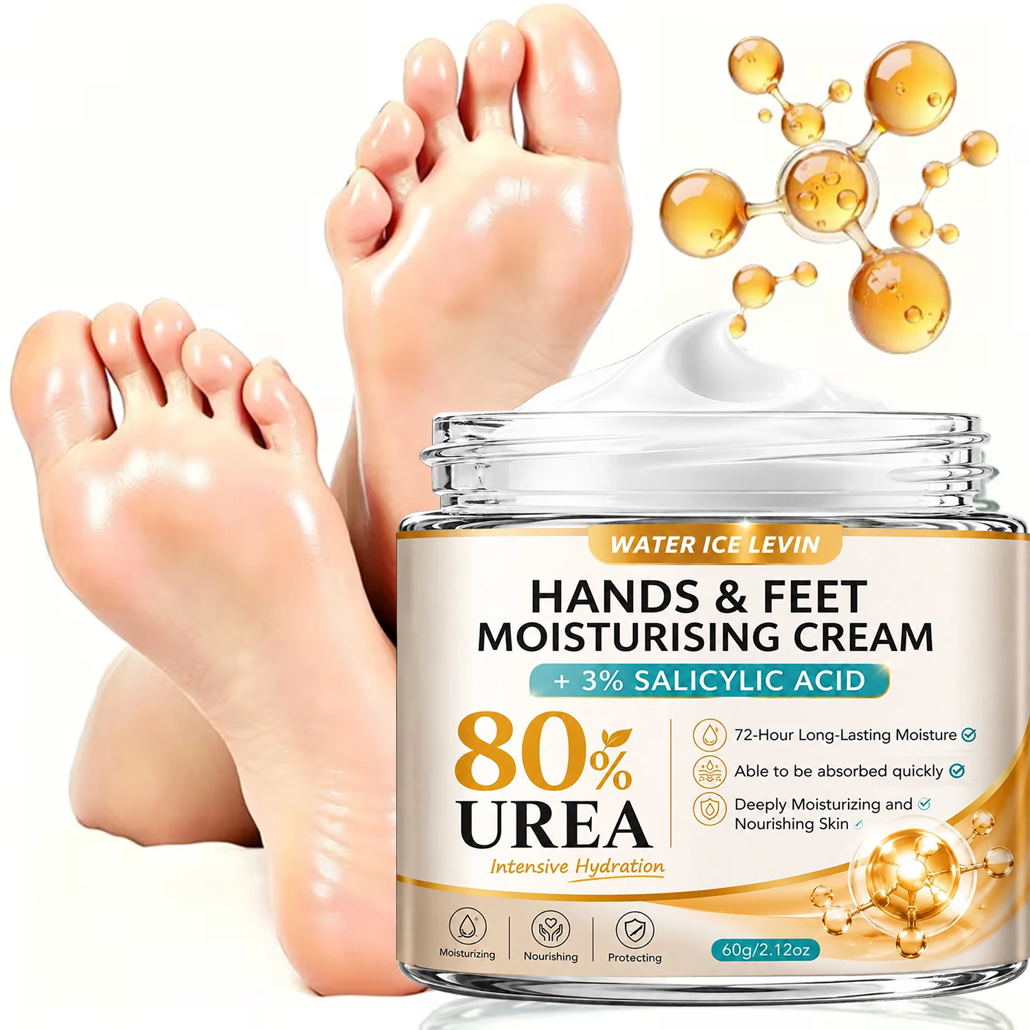 Water Ice Levin 80% Urea Hand- - Urea Foot Cream recensie en prijs