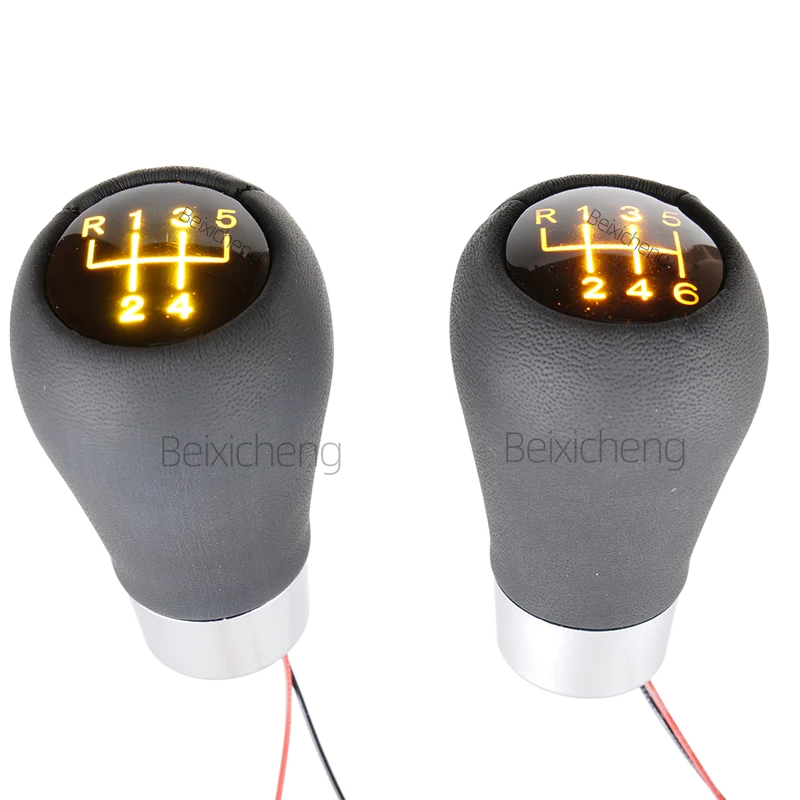 5/6 Speed Car LED Gear Shift Knob Head For BMW X6 Z5 M3 M4 M5 F20 F25 F26 F30 E23 E30 E32 E36 E38 E46 E52 E53 E60 E61 E63 E64