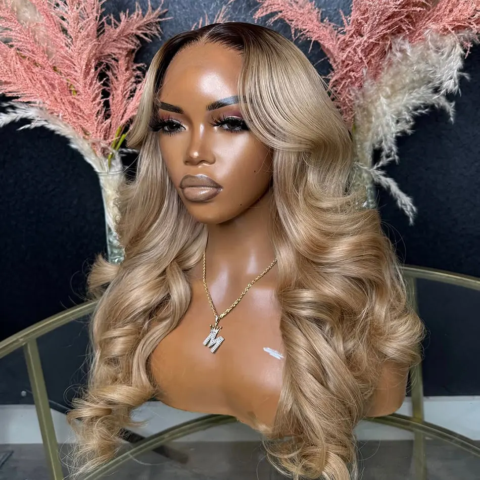 صالون جودة Tuneful خاص تخصيص P10/613 الرماد شقراء 13x6 HD الدانتيل الجبهة شعر الإنسان الباروكات الأمامية فتاة غنية الباروكات الملونة