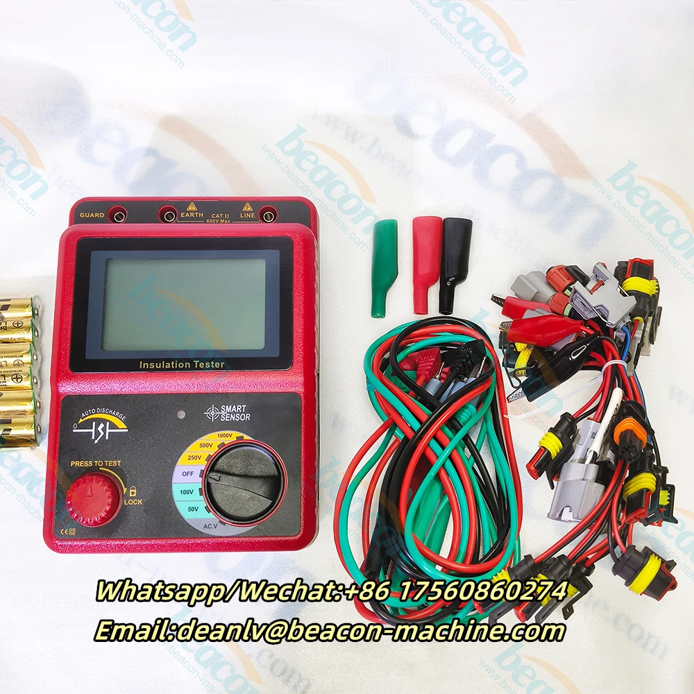 Newest Digital High Voltage Insulation Resistance Tester Common Rail Injector solenoid valve insulation table