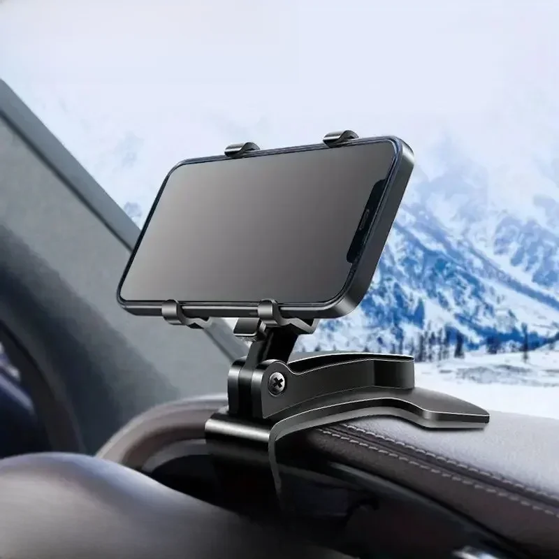 Samochodowy uchwyt na telefon Stojak Uniwersalny uchwyt samochodowy na deskę rozdzielczą Uchwyt na telefon komórkowy GPS Uchwyt samochodowy do iPhone Samsung Xiaomi — zdjęcie 2