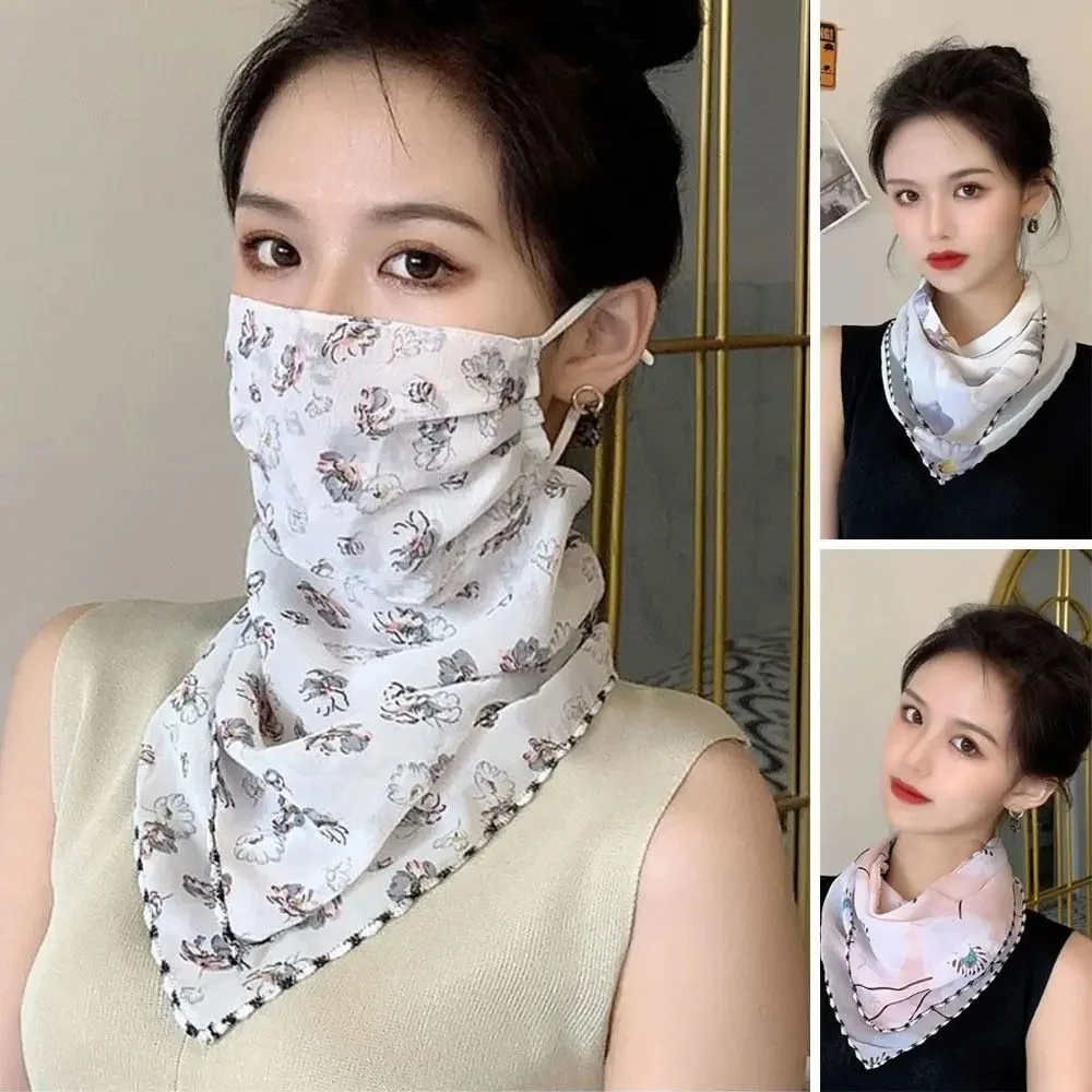 AliExpress HULEQQI UV Protection Bike Mask Fashion Windproof Dustproof Breathable Motorcycle Scarf Chiffon Full Face Mask Hiking Cycling