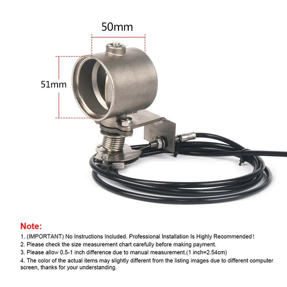 51MM / 2inch Exhaust Control Valve For Motorbike Exhaust Pipe Manual Operation Valve Kit Universal Multi-angle Mode