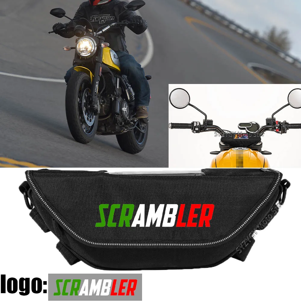 

Motorcycle accessories tools bag For Ducati Scrambler 400 800 Lcon 1100 Waterproof And Dustproof Convenient travel handlebar bag