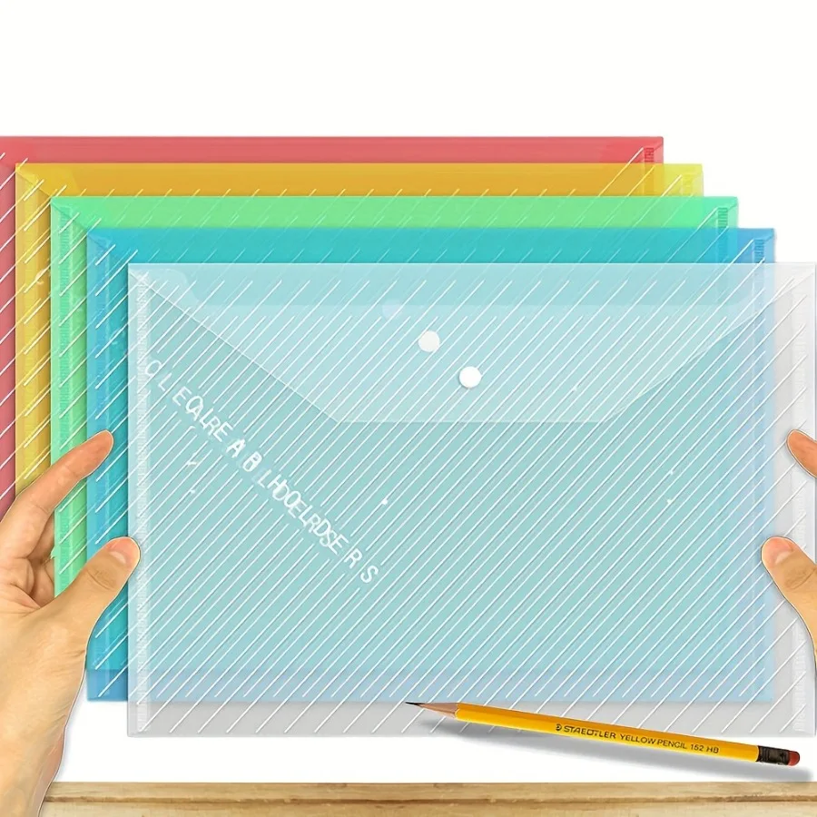 

Складная сумка для файлов разных цветов, инструмент для хранения файлов, подходит для организации и хранения офисных и школьных документов