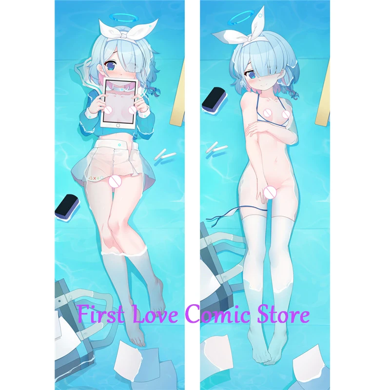 

Подушка Наволочка Dakimakura Аниме, наволочка Alona (синий архив) с двусторонней печатью, украшение для тела в натуральную величину