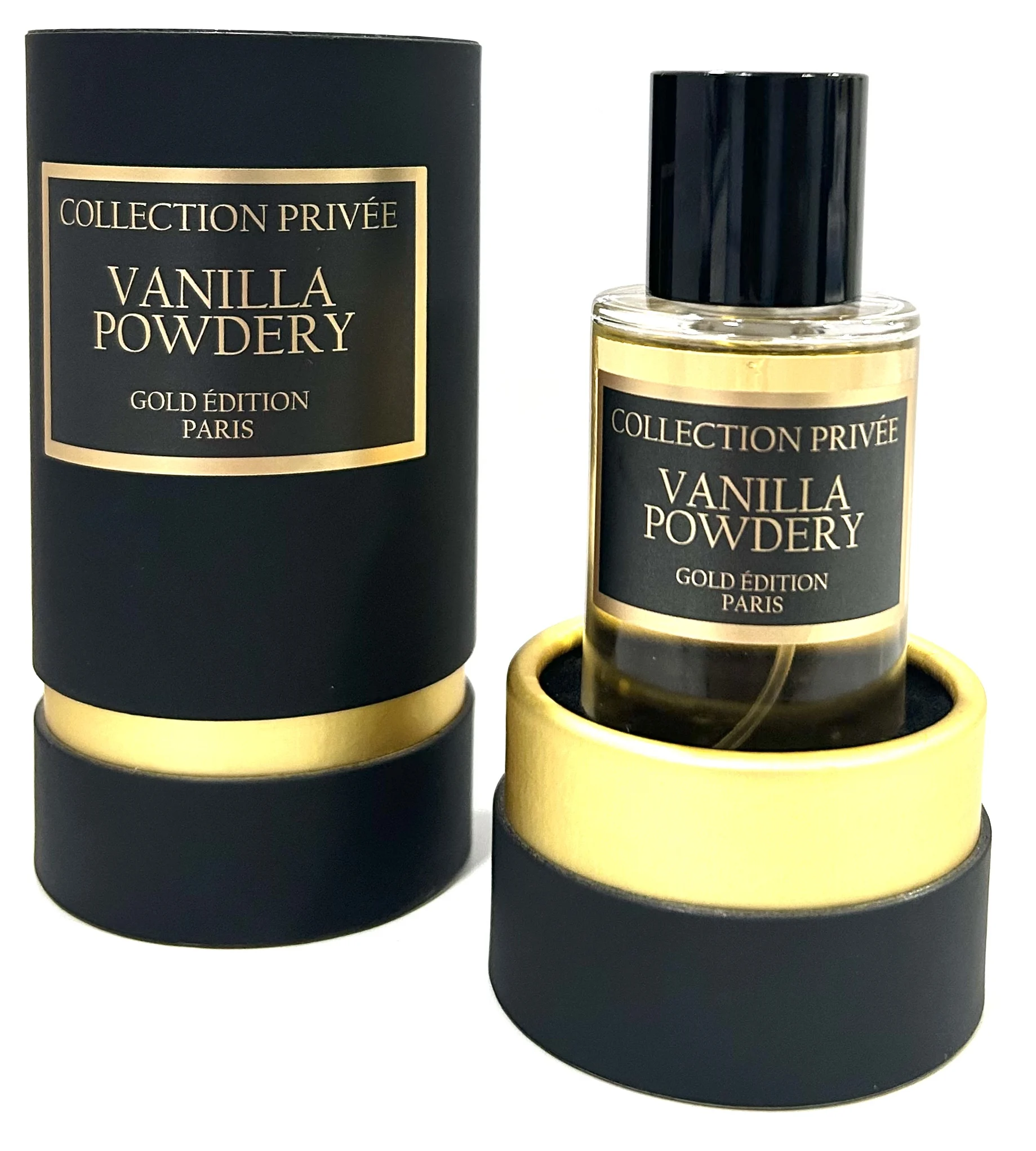 Parfum VANILLA POWDERY 1Pcs, 2Pcs, 3Pcs, 4Pcs, Collection privée Gold Édition, 50ML, Eau de parfum unisex, Frabriqué en France