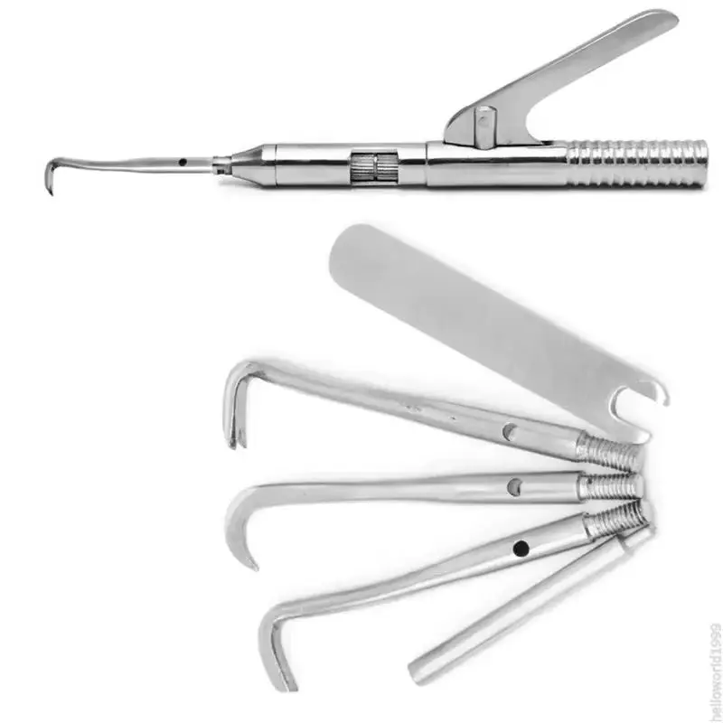 Dental Automatic Teeth Crown Remover Adjustable Stainless Steel Tool Kit Lab Teeth Restoration Tool