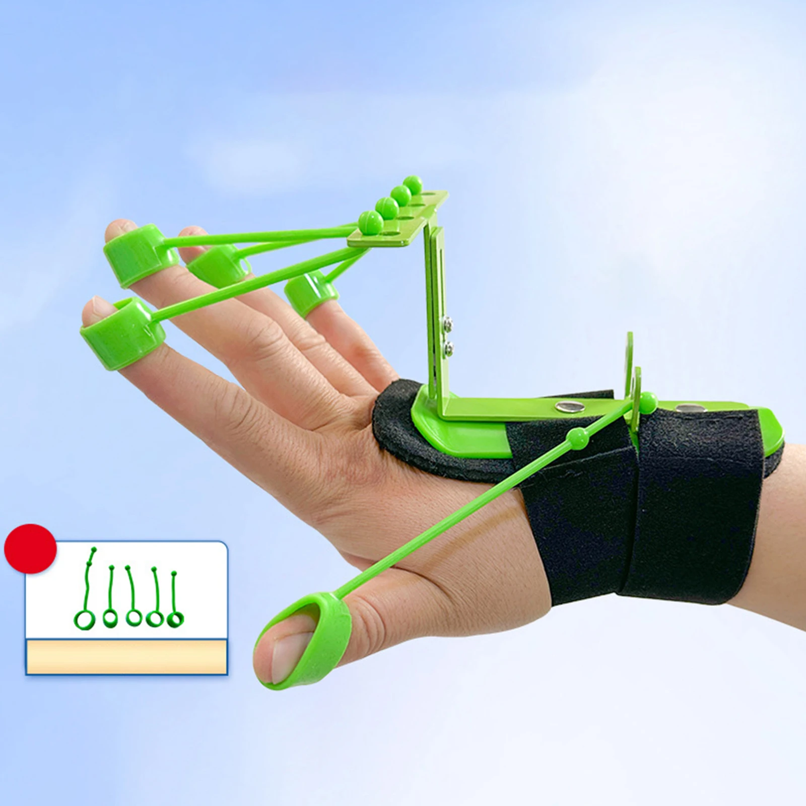 Finger Exerciser Portable Durable Wrist Hand Unisex Adults Multifunctional Finger Stretcher Exercise Equipment