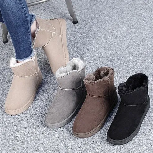 ❤ Same-Day Shipping in Korea ❤ Women's Ankle Boots. Women's Warm Boots, Winter Shoes for 2024 Autumn and Winter, Women Cotton Slippers, Slip-on, Winter Plush Slippers Thickened, Snow Boots, 2024 New Winter Fashion