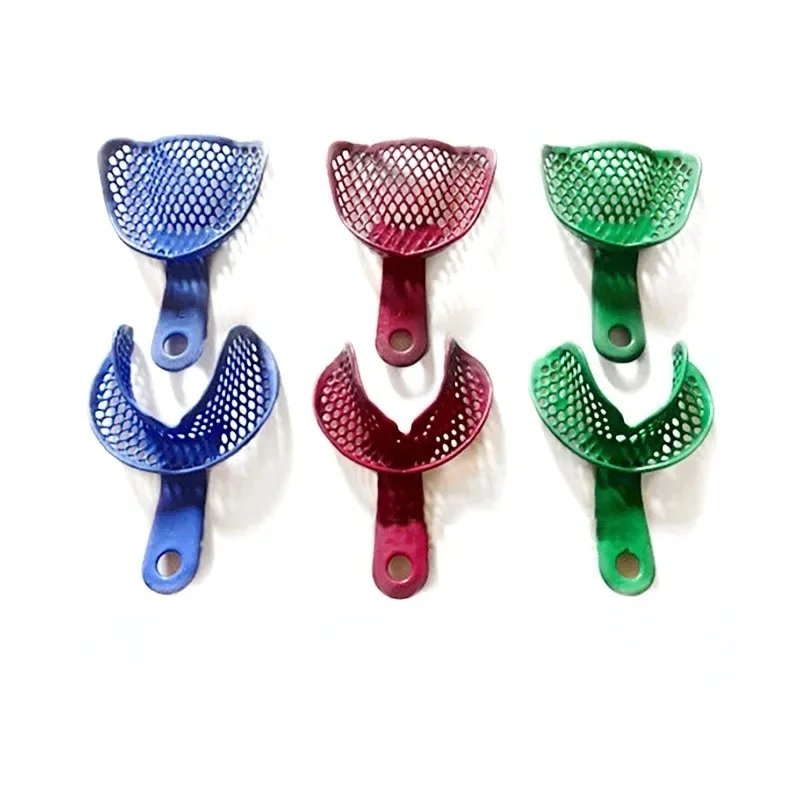 Plateaux d'empreinte dentaire édentés, plateaux d'empreinte professionnels pour la domination complète des prothèses dentaires