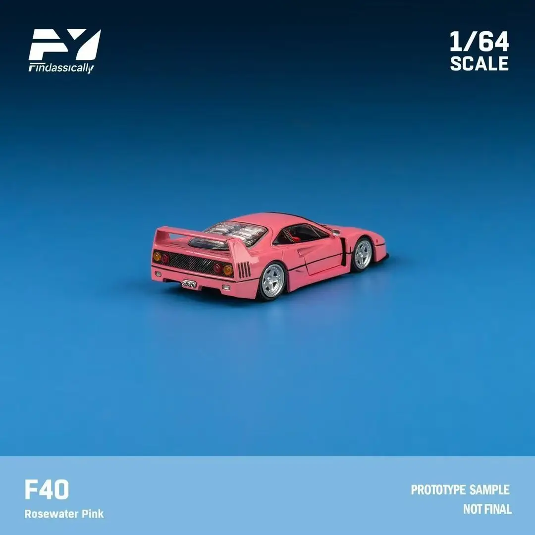 รถโมเดลเหล็กหล่ออัลลอยด์ ฟอร์ด เฟอร์รารี่ เอฟ40 รุ่นไวด์บอดี้ ขนาด 1:64 ของสะสม ของตกแต่ง ของเล่น ของขวัญ