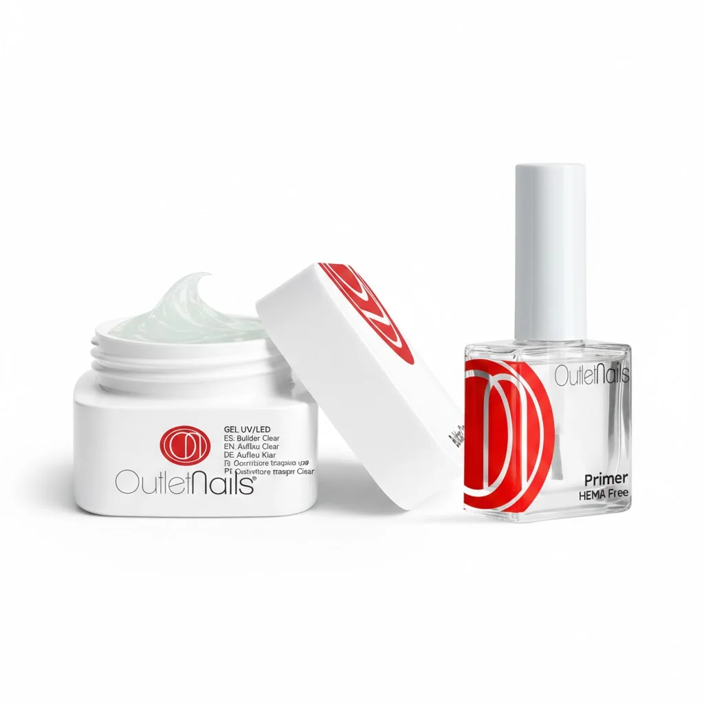 UV Gel Builder Clear 50ml + Primer 15ml sin acido | Ideal para centros de uñas de gel | ON Outlet Nails | Uñas de Gel | Made in Spain