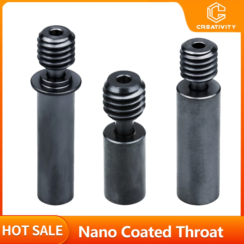 

Nano Coated Metal Bimetal Throat For Ender3 S1 CR 10 CR6 SE Heat Break 3D Printer Part Bimetal Heatbreak Copper Titanium