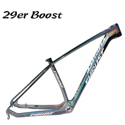 THRUST Carbon Frame 29er 15 17 19 Carbon MTB Frame BSA BB30 Bike Bicycle Frame Boost MTB Frame 148 12 Quadro Carbono MTB 29er
