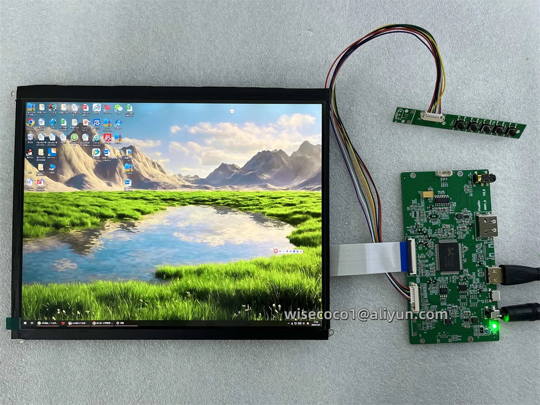 Wisecoco 9.7 Inch LCD Screen For Ipad3 Ipad4 panel Replacement 2048x1536 Dedicated Driver Board 2K LP097QX1 LTN097QL01