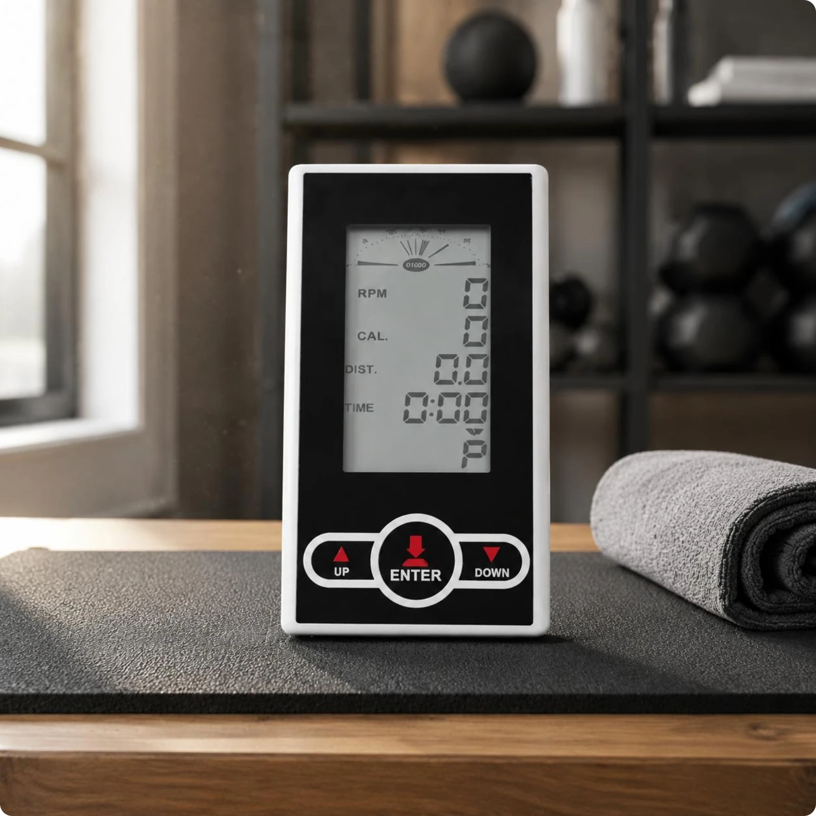 Exercise Bike Computer Monitor Display Time Counter Exercise Fitness Console Digital Screen Bike Computer Display