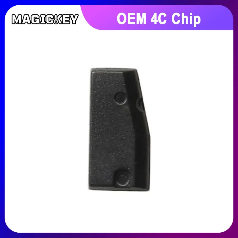 Original Blank Carbon Ceramic ID4C 4C Transponder Chip for Toyota Avensis Carina Celica Corolla Land Cruise Prius