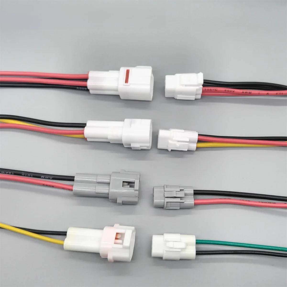 Shhworldsea-Fiche de connecteur de fil électrique automobile, 2 broches, 3 broches, 4 broches, MT090, 6180-2181, 6187-2171, 6187-3231, 6180-3241