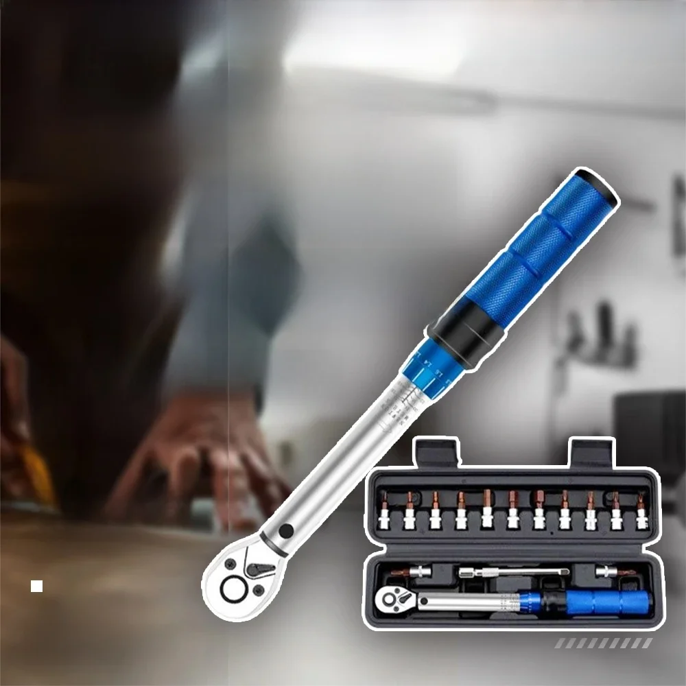 AliExpress High-Precision Quick-Release Torque Wrench 2-24N.m Adjustable Preset Tool, 1/4" Ratchet for Auto/Bike Repair Anti-Slip Handle