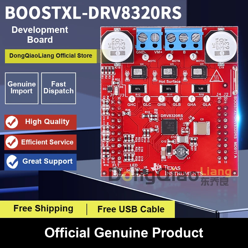 In stock: BOOSTXL-DRV8320RS Step-down SPI Three-phase Smart Gate Driver Evaluation Module