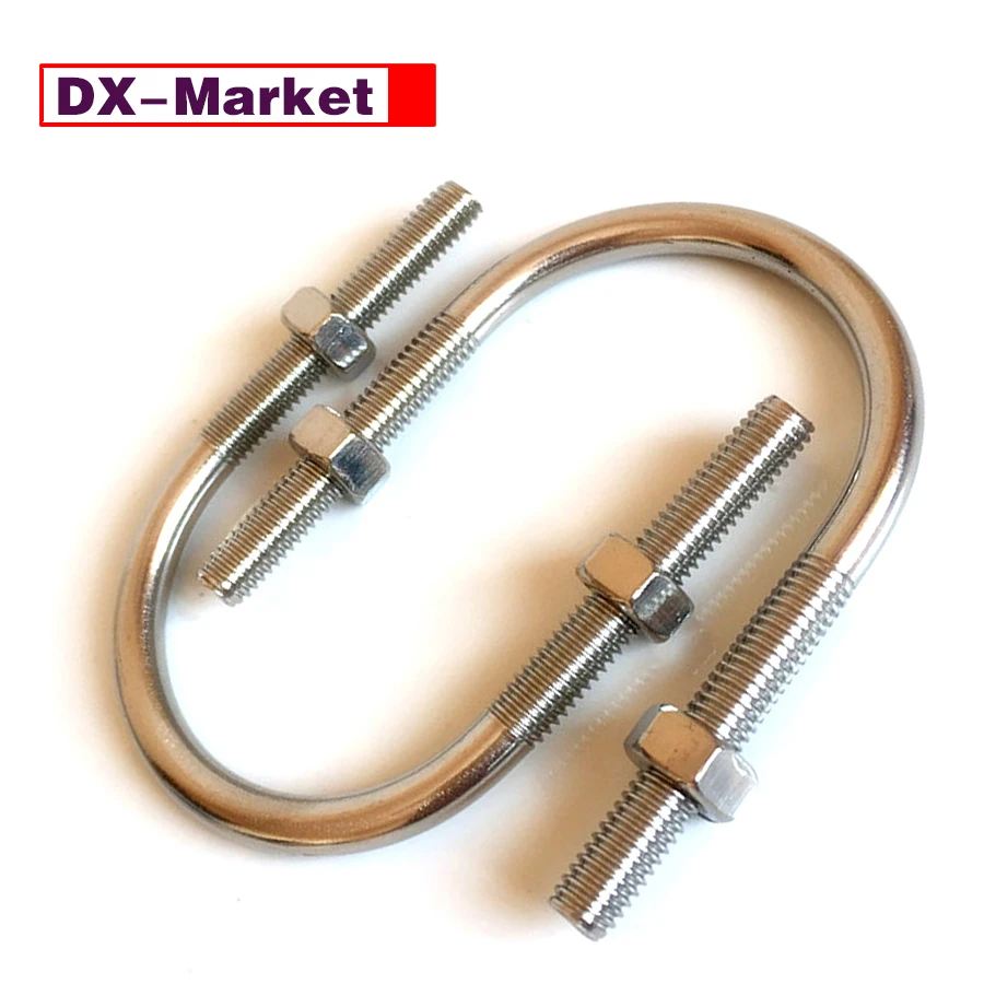Morsetto tipo U in acciaio inossidabile 304 M8, 22 mm-57 mm, C017