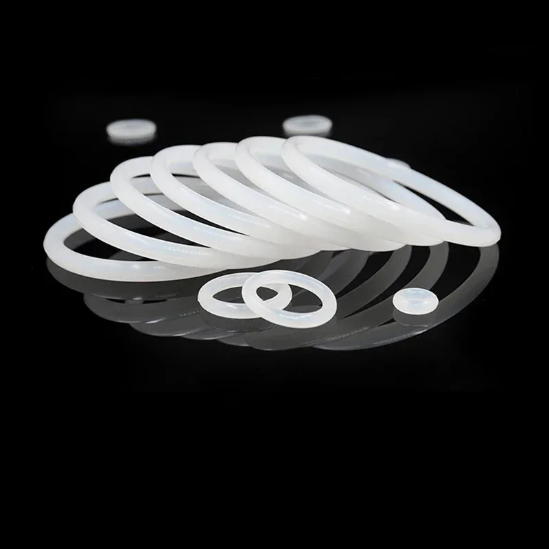Joint torique CS 1/1.2/1.5/2.2mm, bague d'étanchéité en silicone VMQ, joint résistant aux hautes températures, étanche et élastique dans les spécifications