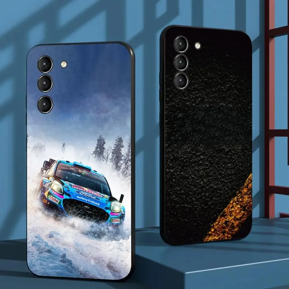 Wrc Rally Racing – coque de téléphone à motif cool, étui pour Samsung Galaxy S25 S24 S23 S22 S21 S20 Plus Ultra Note20 limité, noir souple