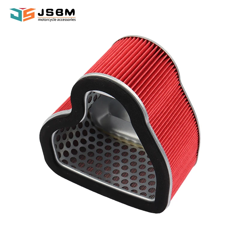 JSBM دراجة نارية استبدال محرك فلتر الهواء مدخل الهواء عنصر مرشح نظافة لهوندا VTX1800 VTX1800S الرجعية تكلم 2002 2003 VTX1800T1 VTX1800F1 VTX1800C VTX1800N VTX1800R 2001-2008 دراجة نارية استبدال فلتر الهواء