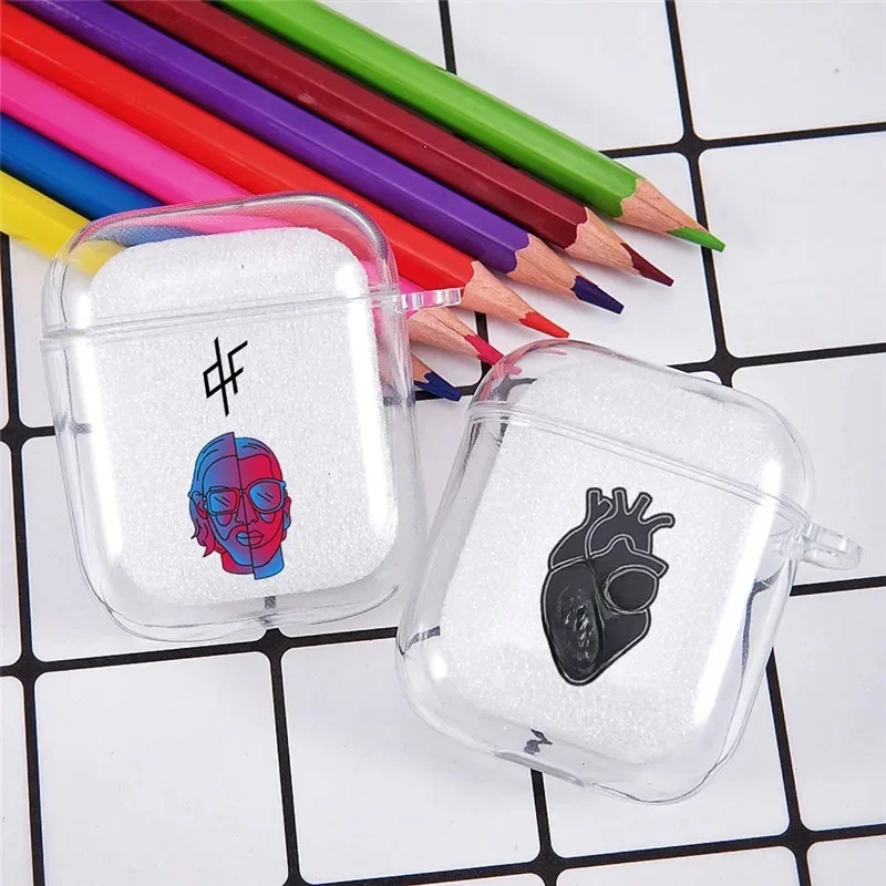 PNL QLF rappeur chanteur étui pour écouteurs pour Apple AirPods 4 3ème 2 Pro3 couverture transparente pour Airpod 1 3 lettre boîte de protection coque