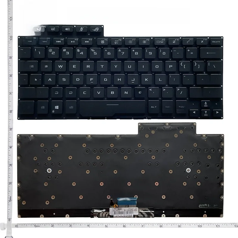 Klawiatura do laptopa US/RU dla ASUS ROG Zephyrus G14 GA401 GA401U GA401M GA401I V192461B2 GA401Q GA401IV GA401QM podświetlana — zdjęcie produktu 7