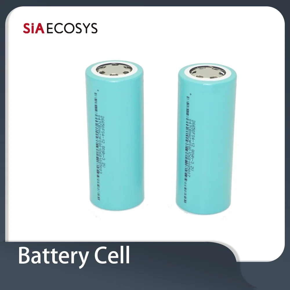 

SiAECOSYS 26650FS4 Cell 12.8Wh 3.2v Cell Lithium-ion Rechargeable Cell