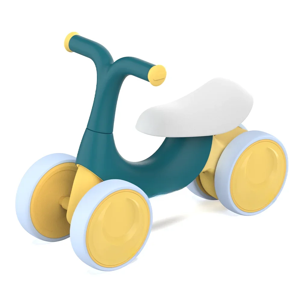 AliExpress NONE UBRAVOO Baby Balance Bike Toys, Baby Walker, Toddler Balance Bike 10-36 Month Ride On Toy Birthday Gift with 4 Wheels,No Pedal