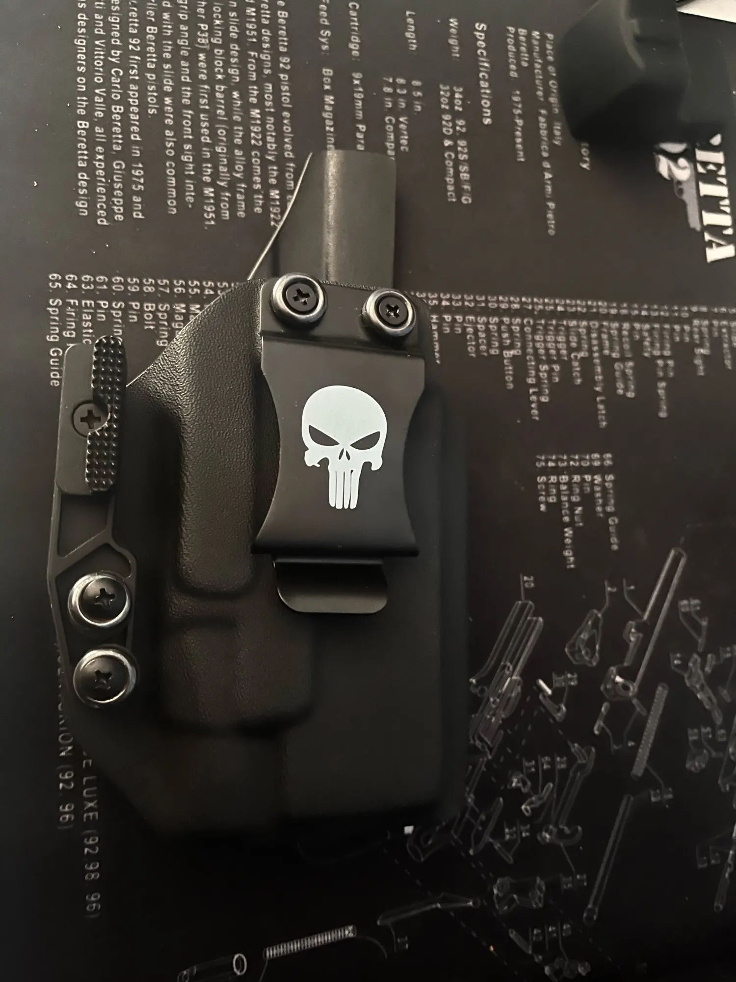 CZ P10 with TLR-7 Light Holster - IWB photo review