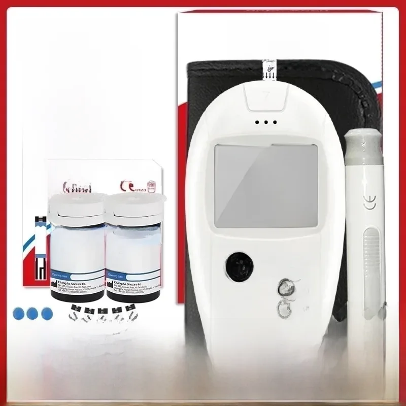 Sinocare Safe-Accu Blutzuckermessgerät Glucometer Kit Diabetes Tester 50/100 Teststreifen Lanzetten Medizinisches Blutzuckermessgerät