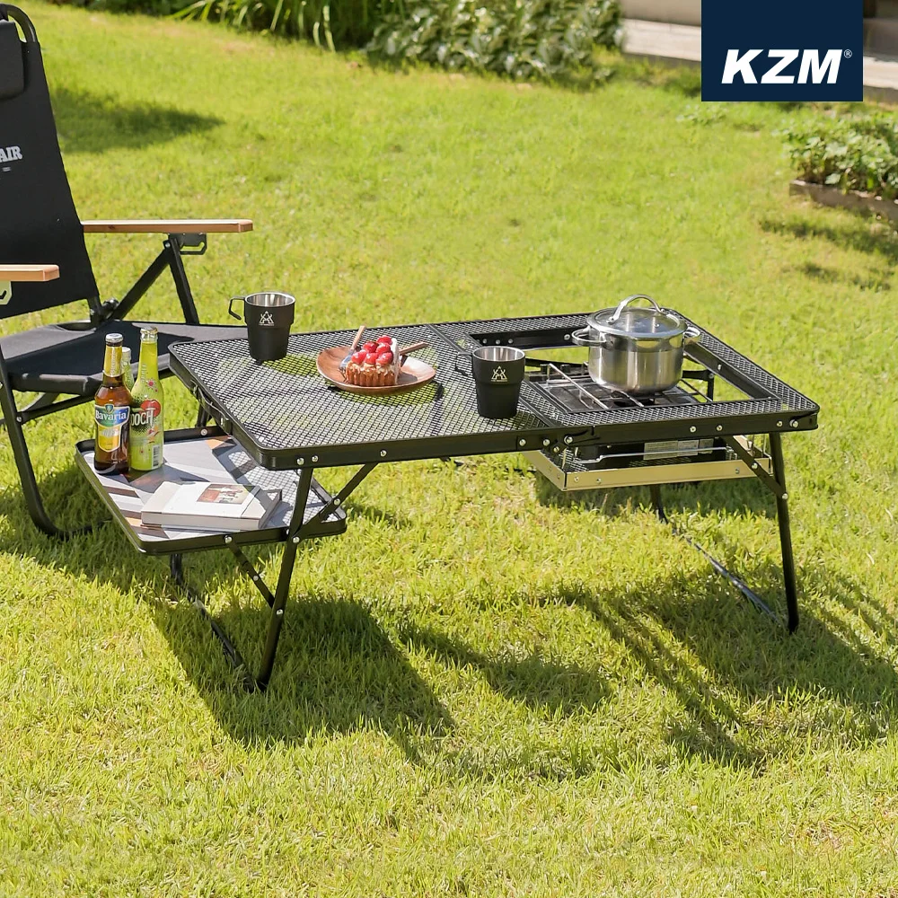 [Kazmi] Union Iron Mesh low BBQ table K20T3U006