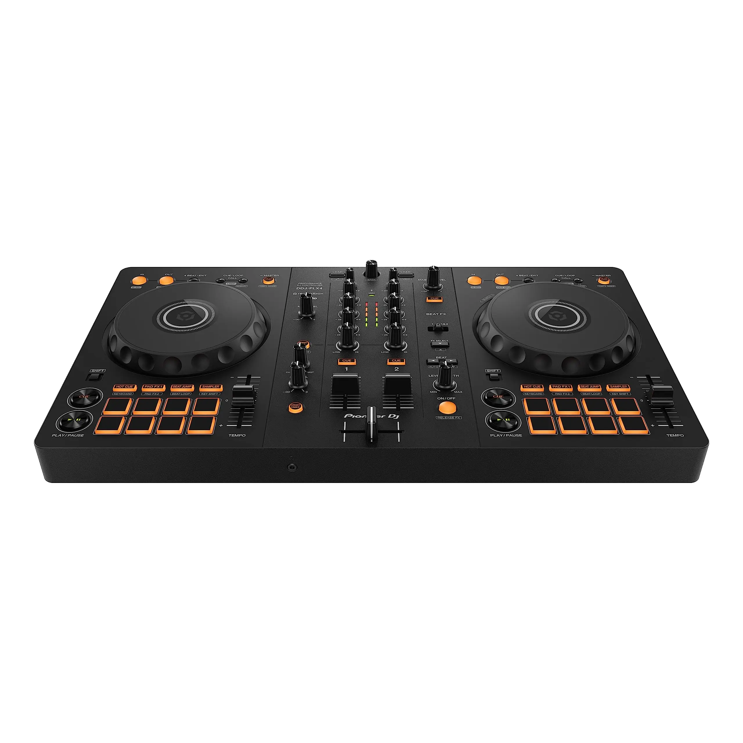 

Новинка, в наличии, Pioneer DJ DDJ-FLX4, 2-колодочный рекламный ящик и контроллер Serato DJ с сумкой для подарка, графитовый