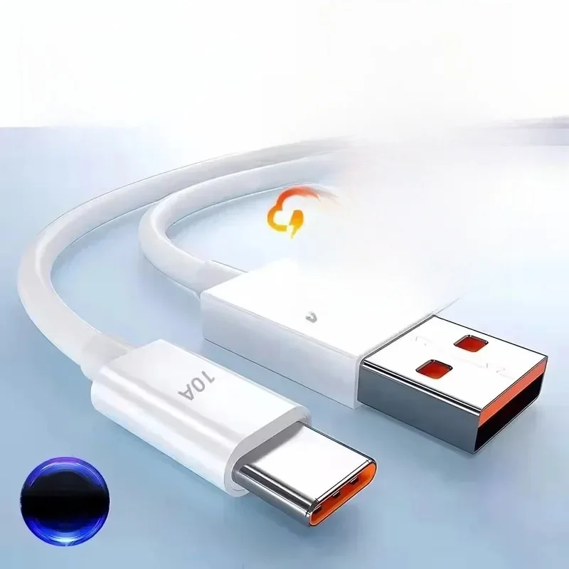 Câble universel USB Type C 120W 10A, câble de charge Super rapide pour Huawei P40 P30 Honor, cordon de données pour Xiaomi Redmi 0.3/1M/1.5M/2M