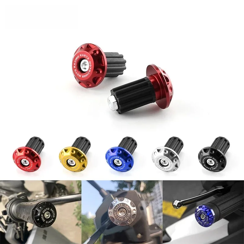 AliExpress NONE 2pcs Motorcycle Handle Bar Ends Plug Grips Handlebar Plug Caps Slider Motor Bike for Honda Yamaha KTM Dirt Bike Accessories