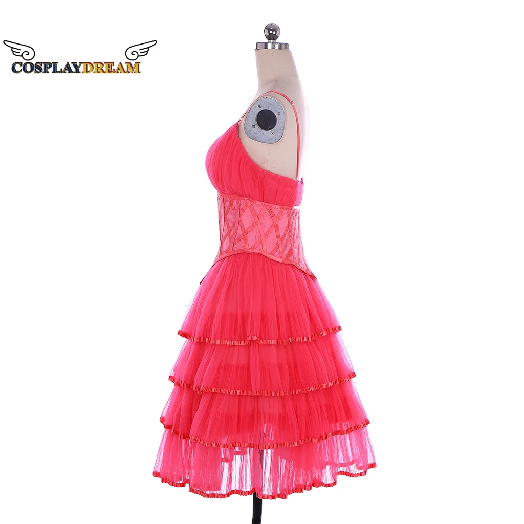(In Stock) Dreamcosplay Musical princess Cosplay Costume Good Witch Red Dress Adult Women Halloween Party Outfit