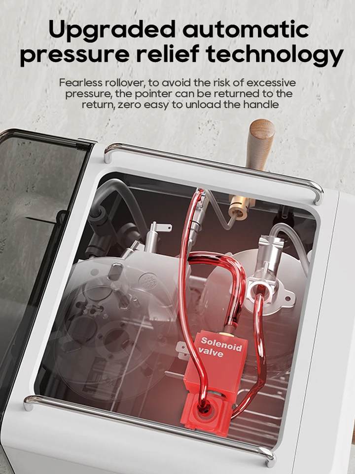 HiBREW H10plus 半自動エスプレッソコーヒーマシン DIY機能 20Bar圧力