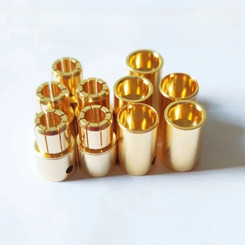 AliExpress In stock! 300A Large Current 10mm Gold-plated Bullet Plug Banana Connector for Electric RC Model/Bike Lipo Battery