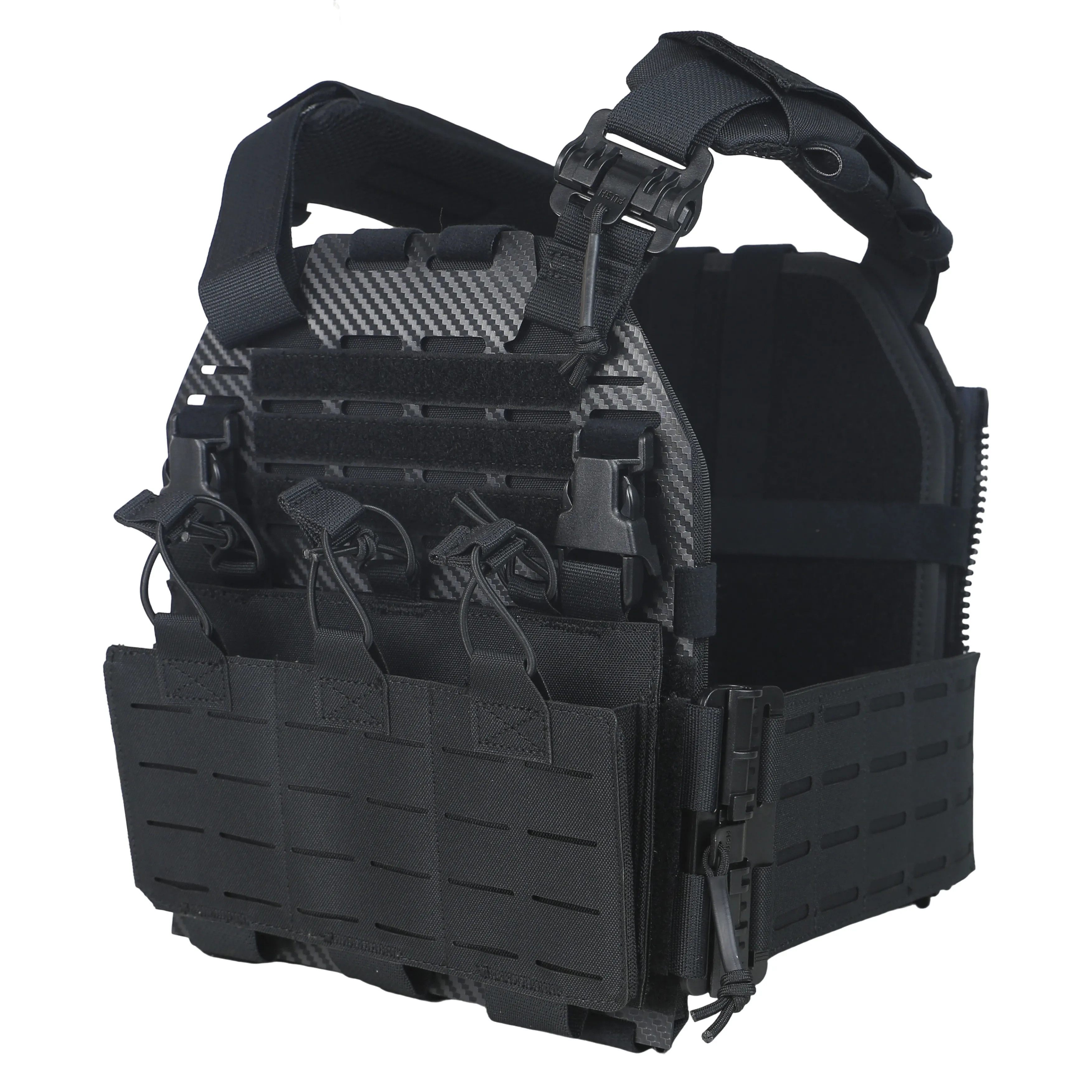 QX T Plate Tactical Vest Quick Release Modular MOLLE Harness Carrier Outdoor Hunting Training Protective Vest
