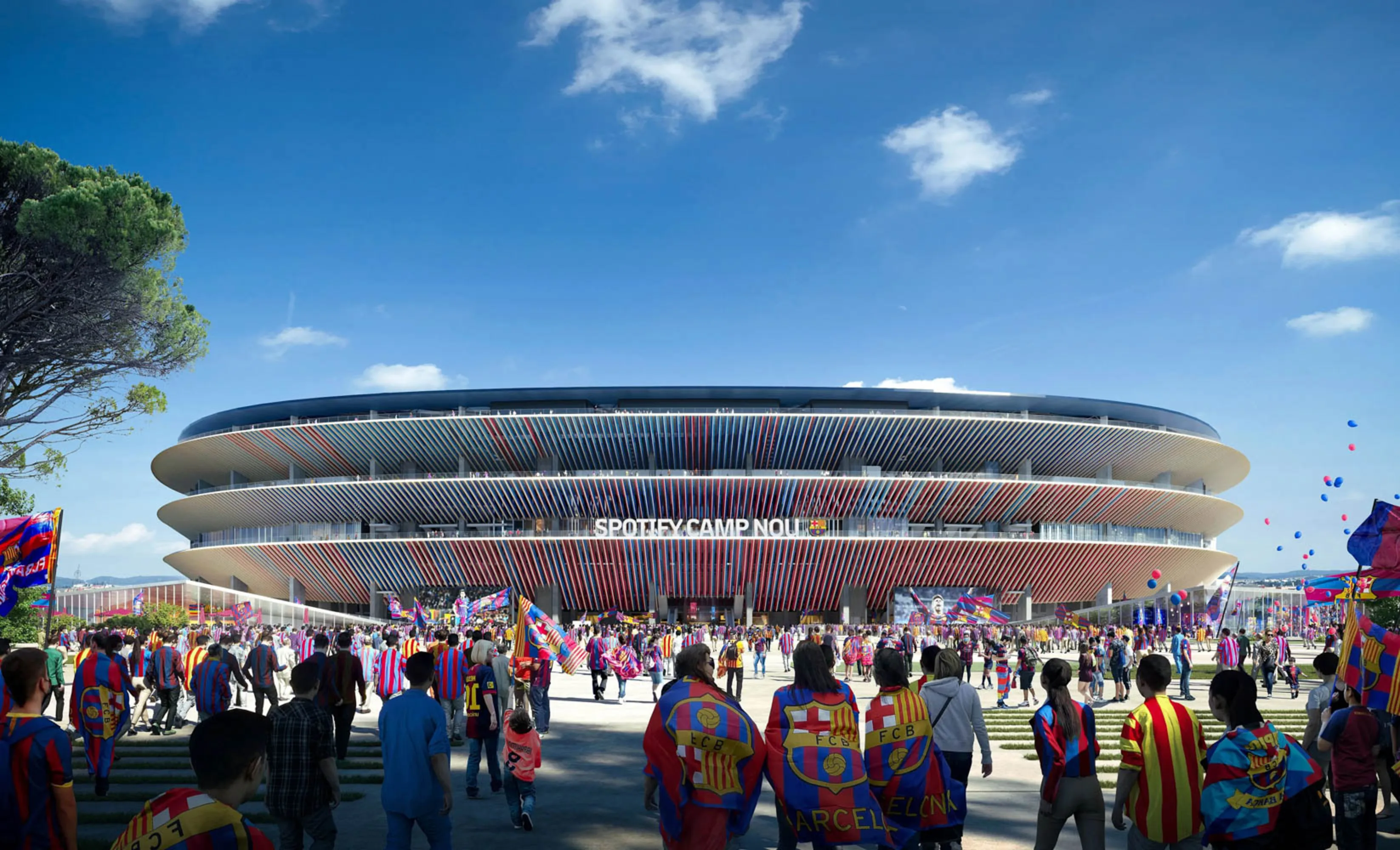 Barcelona Spotify Camp Nou 스타디움 체중계 모델, 주문형 3D 인쇄