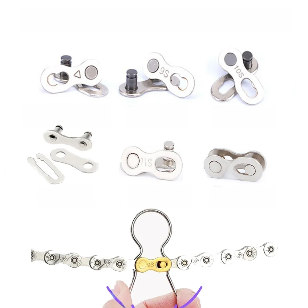 AliExpress 1/6/7/8/9/10/11/12 Speed Universal Bicycle Chain Connector Mountain Road Bike Chain Quick Link