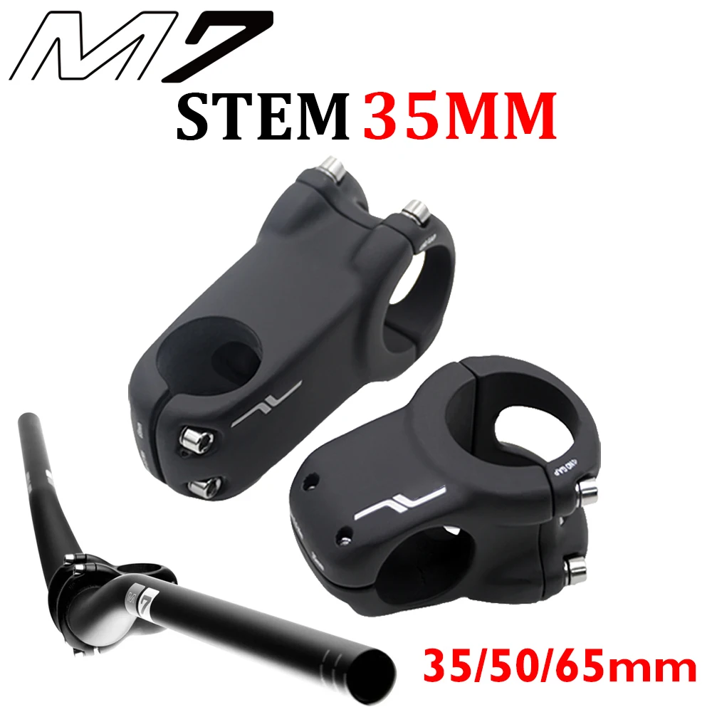 

M7 35mm carbon fiber mountain bike stem, 0 Degree Rise 35mm Clamp Diameter, for Off-Road Enduro Bikes, bicycle accessories