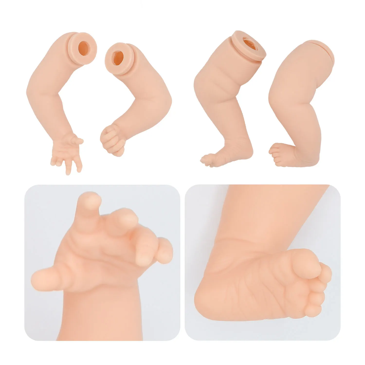 Witdiy Guillermo 50 cm/19.69 inch new vinyl blank reborn doll baby unpainted kit/Give 2 gifts