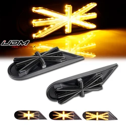 2pcs Flowing Turn Signal Light Dynamic LED Side Marker Light Side Repeater Lamp Panel Lamp For MINI Cooper R55 R56 R57 R58 R59